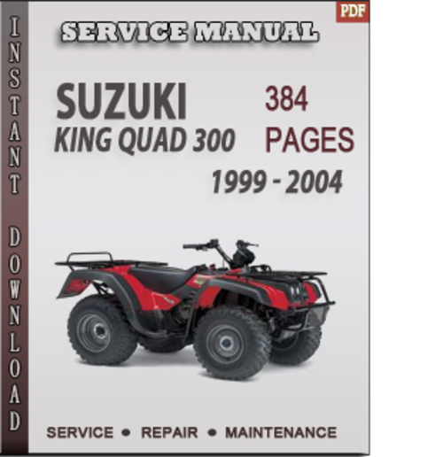 Suzuki Atv 300 Kingquad Manual